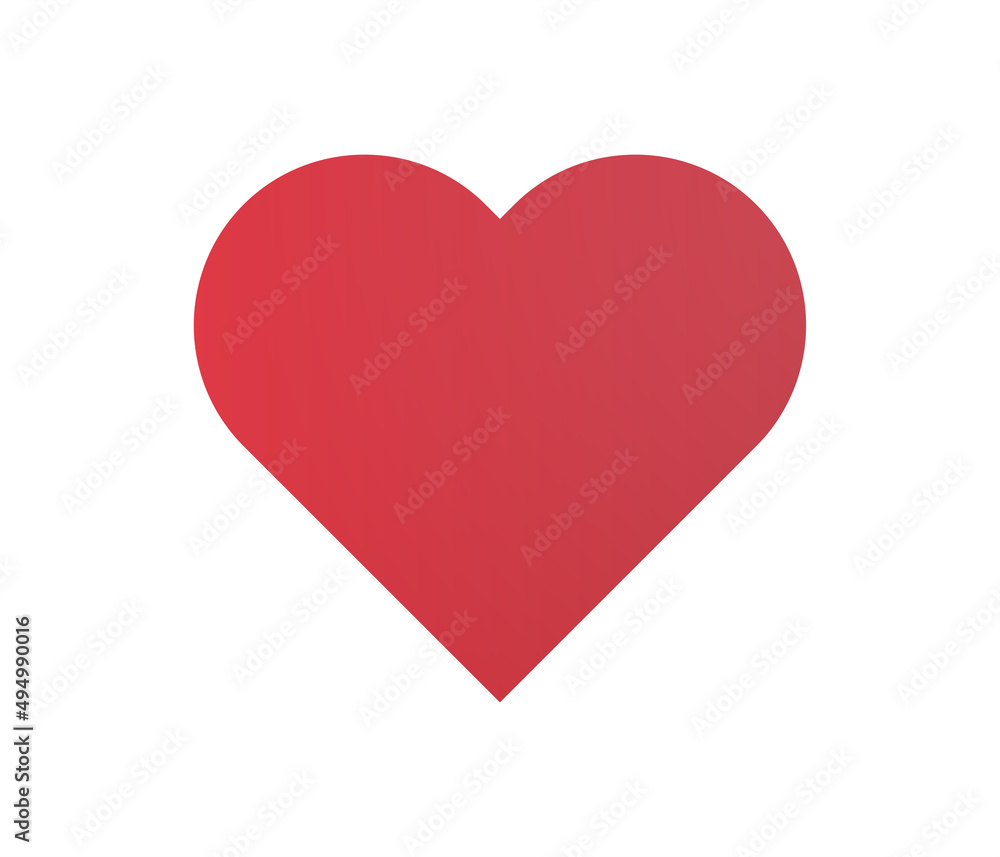 Heart and happy flat illustration.
Heart and happy flat illustration.