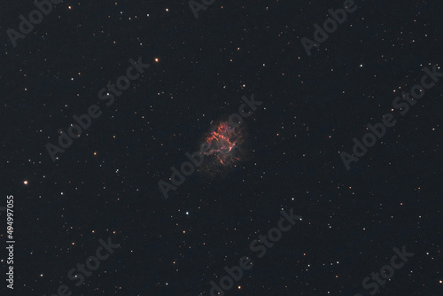 Εκτύπωση καμβά The Crab Nebula, a supernova remnant in the constellation of Taurus, photographed from Mannheim in Germany