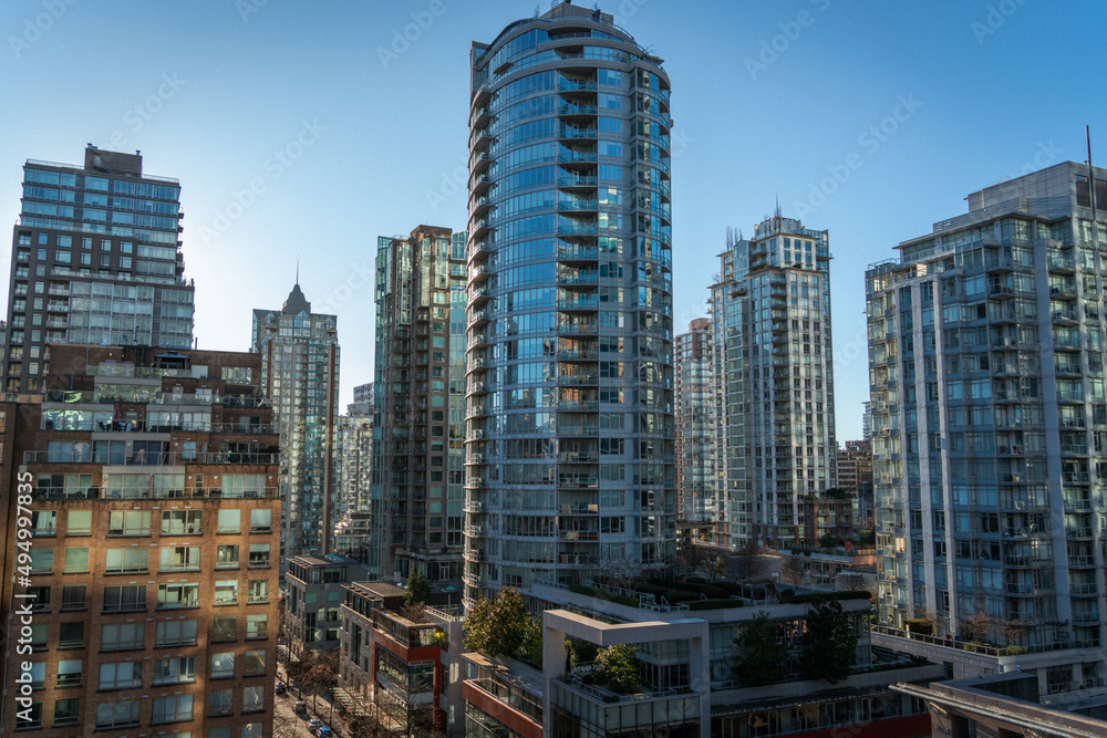 Naklejka premium Vancouver city