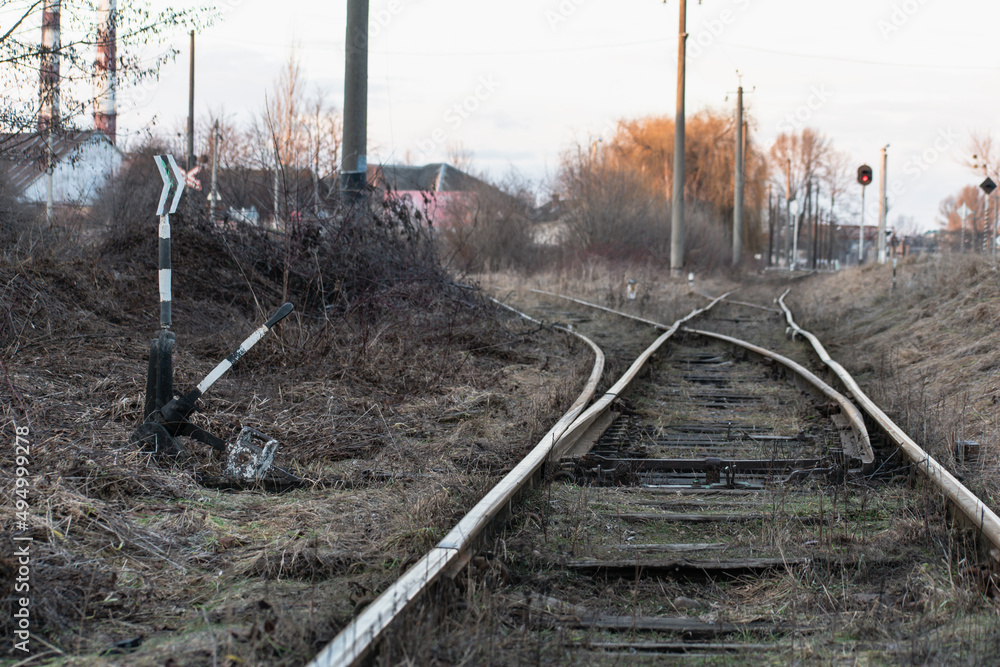 the mechanism of switching the direction of movement of trains on