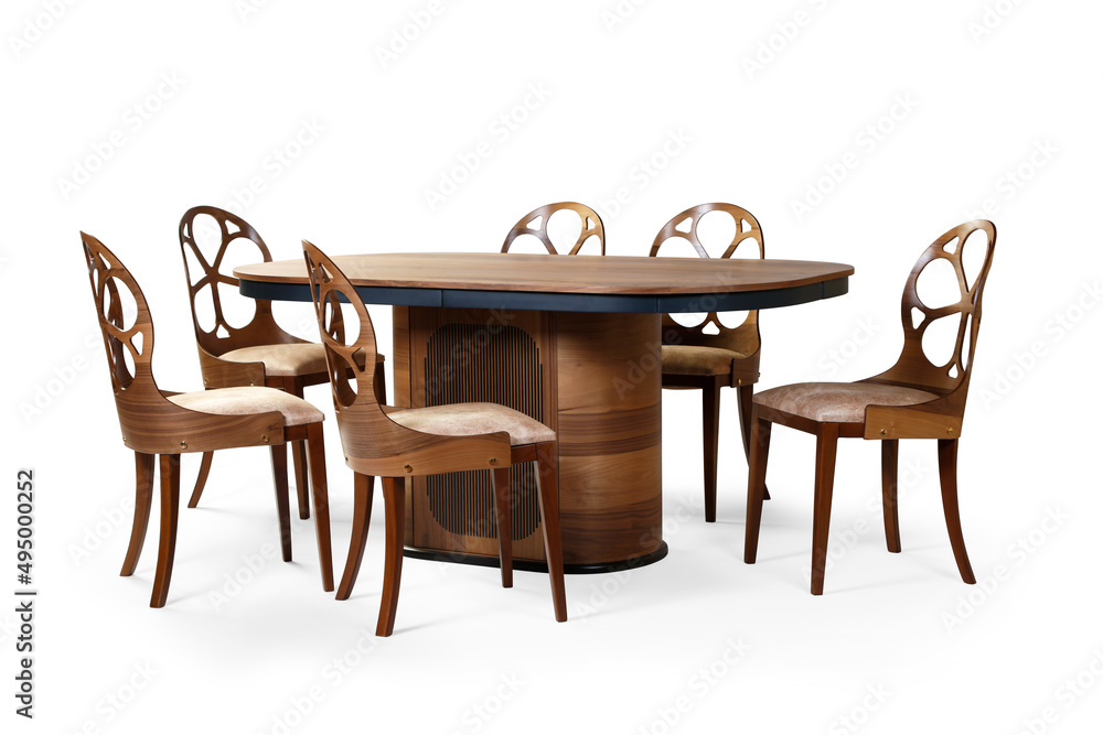dining table isolated on white background dining table isolated on white background