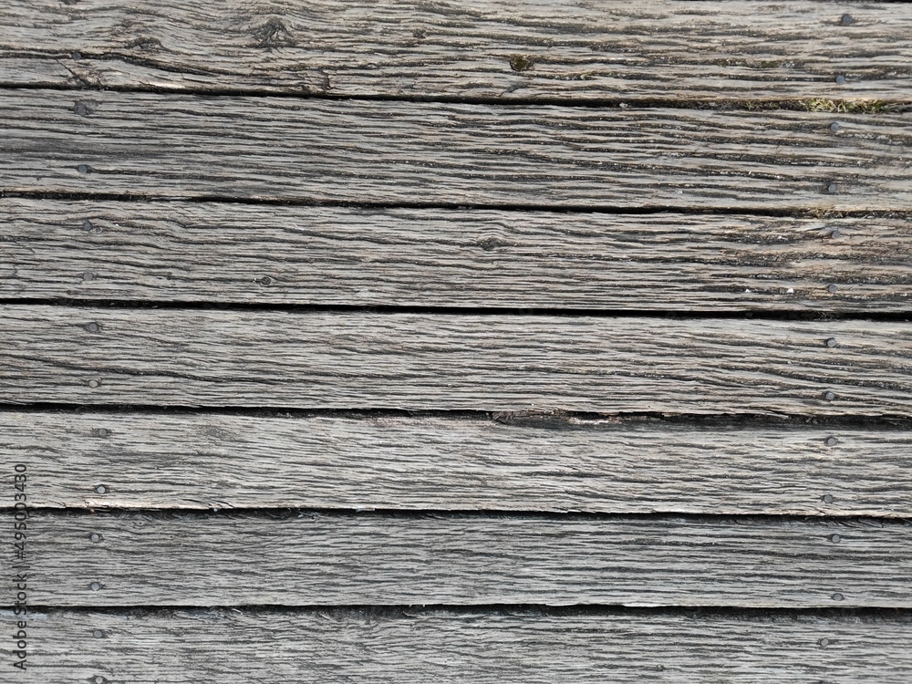 Fototapeta premium Holzwand mit Patina
