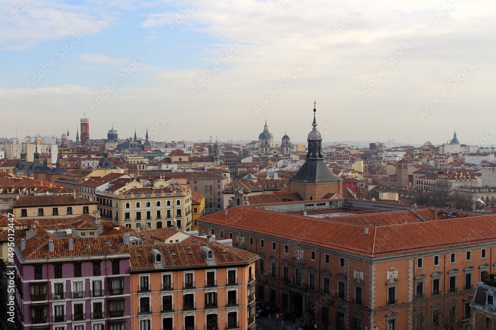 Obraz premium view of european city