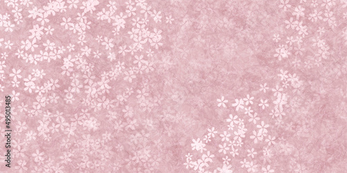 桜　和紙　春　背景