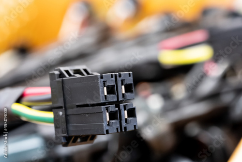 Wallpaper Mural コネクターを取り付けた電線 Torontodigital.ca