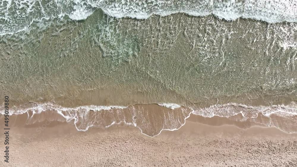 Orilla playa dron 4K