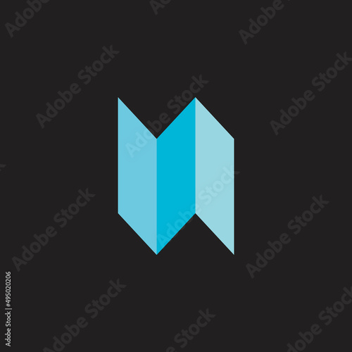 Free Download paper fold 3d shine simple logo vector - GFXLoad