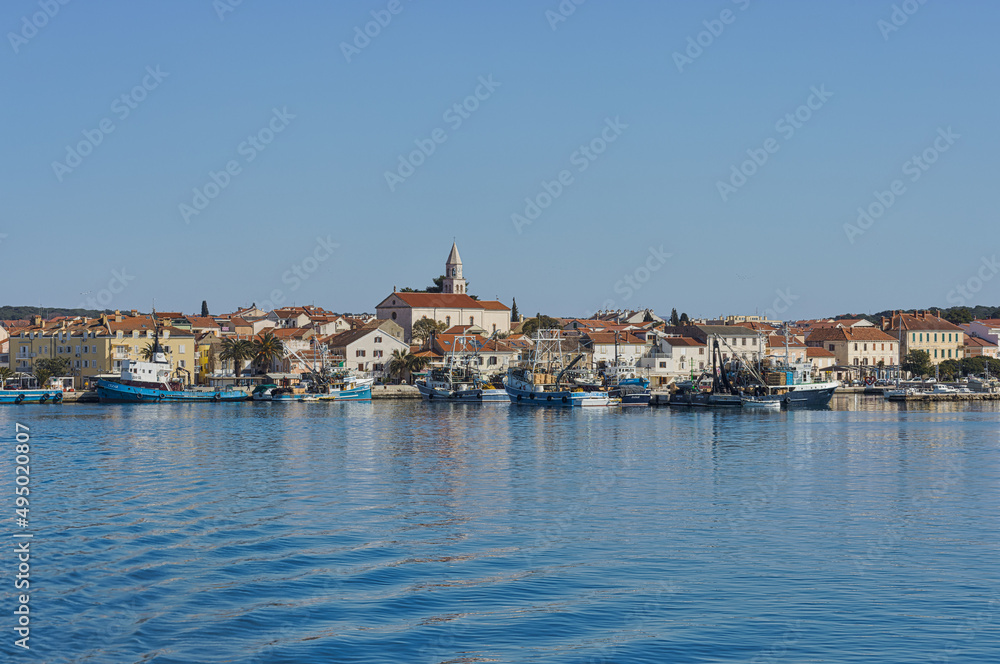 Biograd old town port Croatia