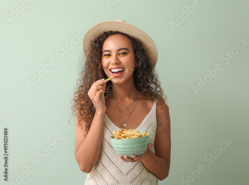 Young African-American woma...