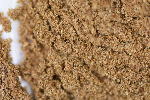 Coriander (Cilantro) powdered - Powdered coriander macro detail ,