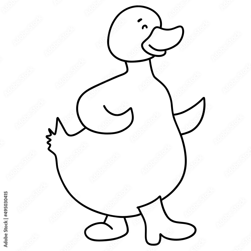 white duck hand-drawnline art illustration for web, wedsite, application, presentation, Graphics design, branding, etc. white duck hand-drawnline art illustration for web, wedsite, application, presentation, Graphics design, branding, etc.