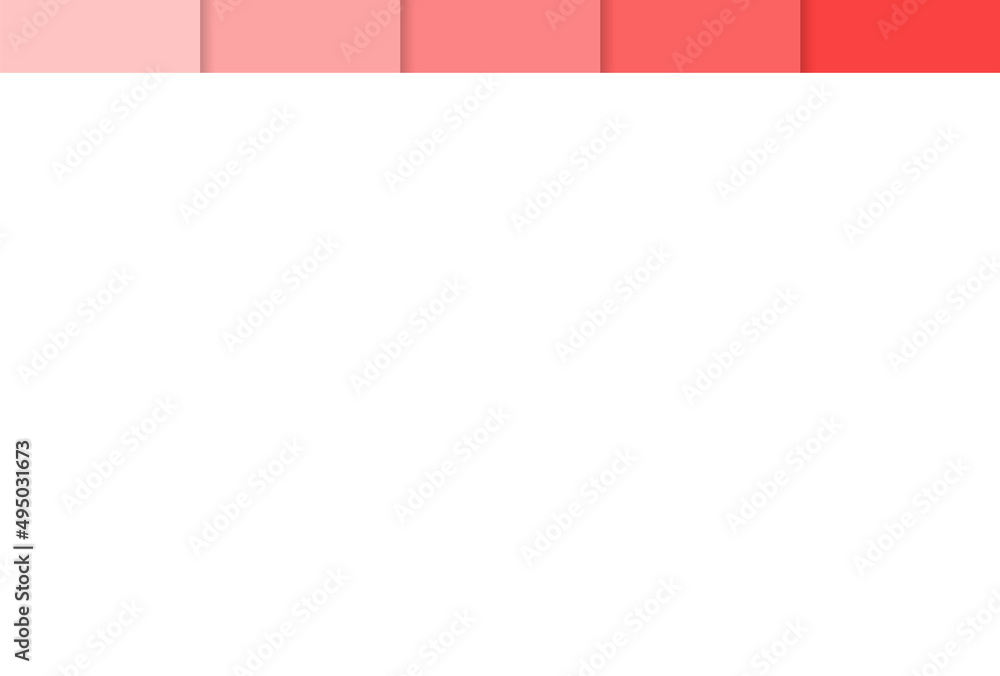 ピンク・赤系のの5色のグラーデションカラーのインデックス・タグの付いた背景素材 - obrazy, fototapety, plakaty 