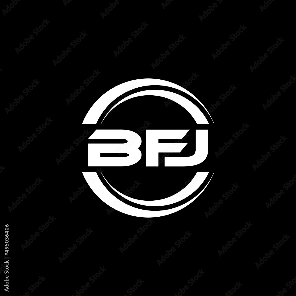 BFJ letter logo design with black background in illustrator, vector logo modern alphabet font overlap style. calligraphy designs for logo, Poster, Invitation, etc. BFJ letter logo design with black background in illustrator, vector logo modern alphabet font overlap style. calligraphy designs for logo, Poster, Invitation, etc.