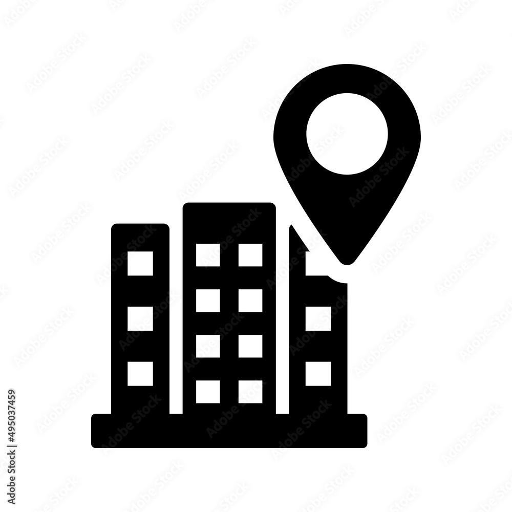 Building location icon Building location icon