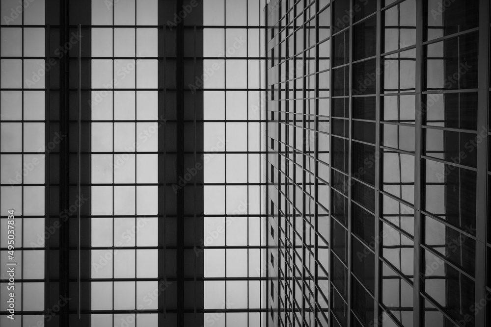 windows of a skyscraper