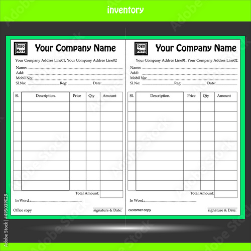 invoice design