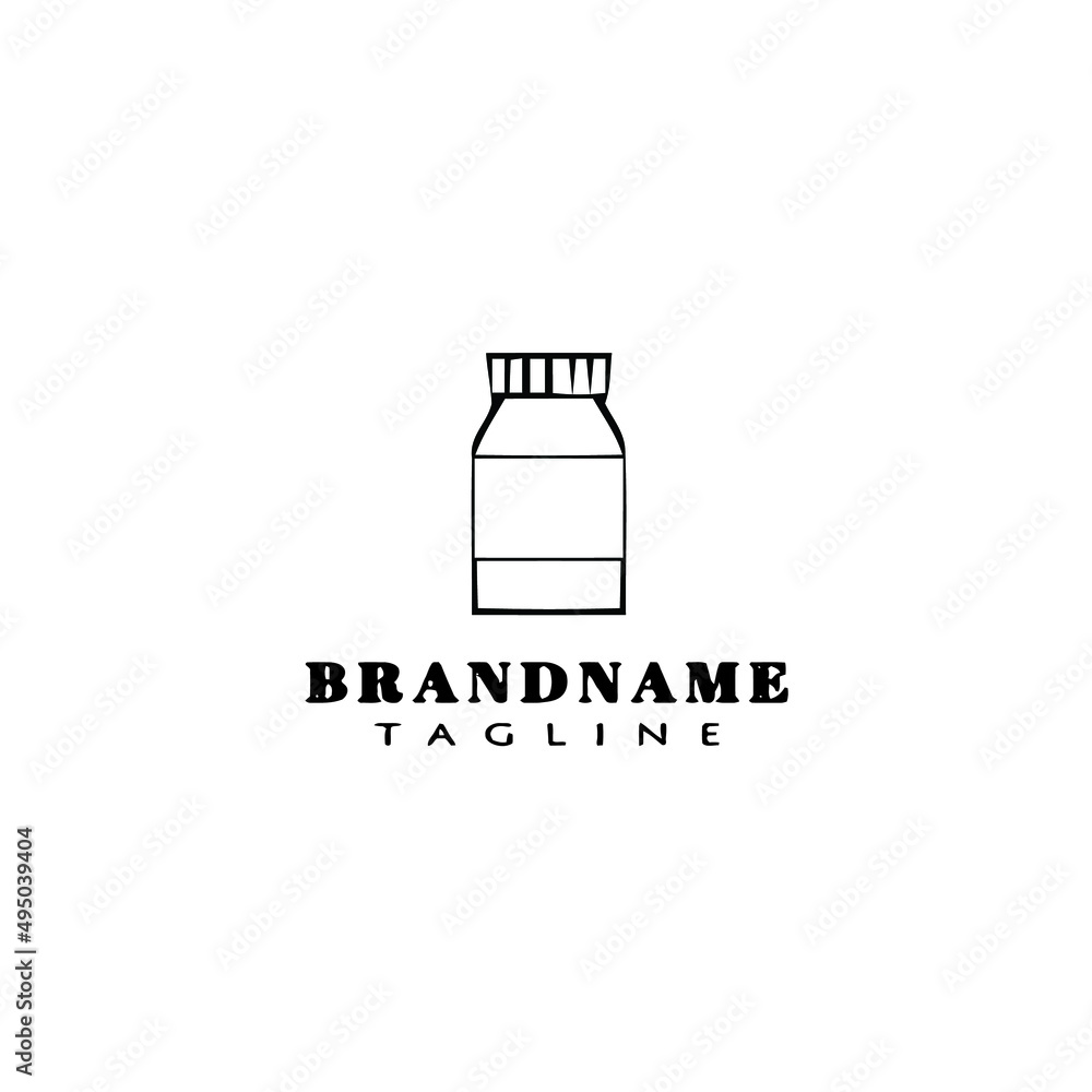 pill bottle logo icon cartoon design vector illustration pill bottle logo icon cartoon design vector illustration