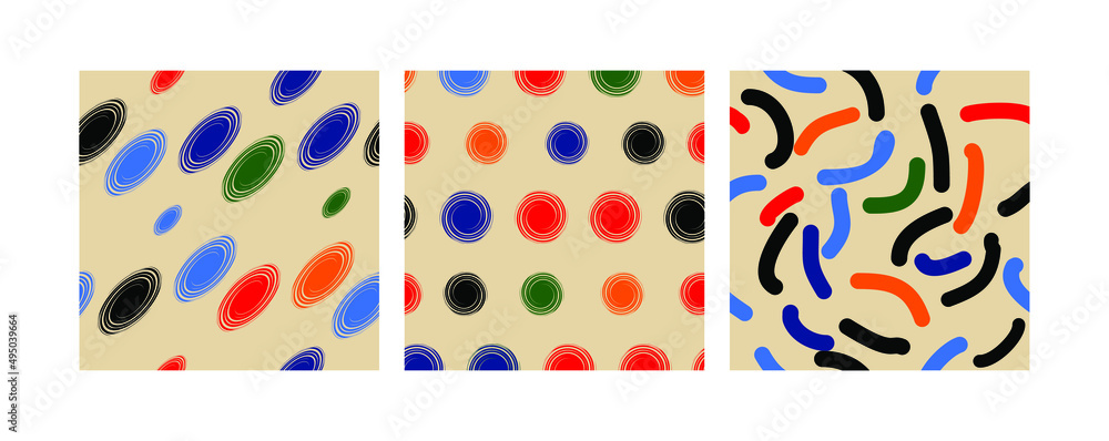 Fototapeta premium abstract pattern full color