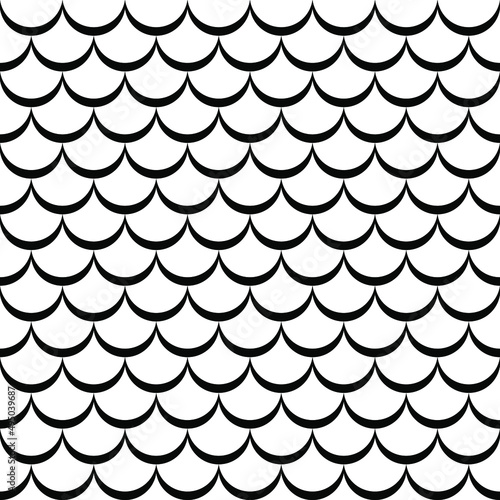 seamless pattern with birds and clouds