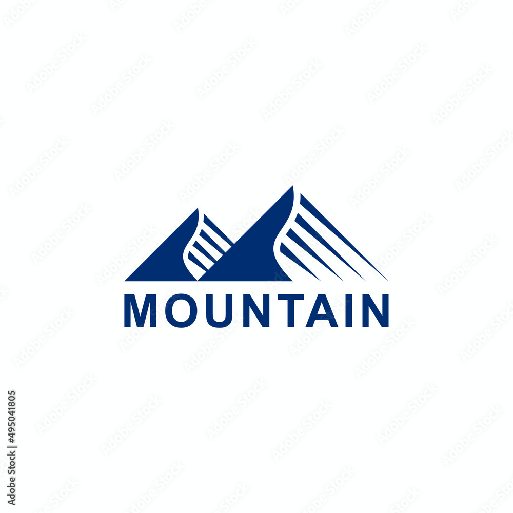 logo mountain design vector illustration, mountain concept, mountain outline logo mountain design vector illustration, mountain concept, mountain outline