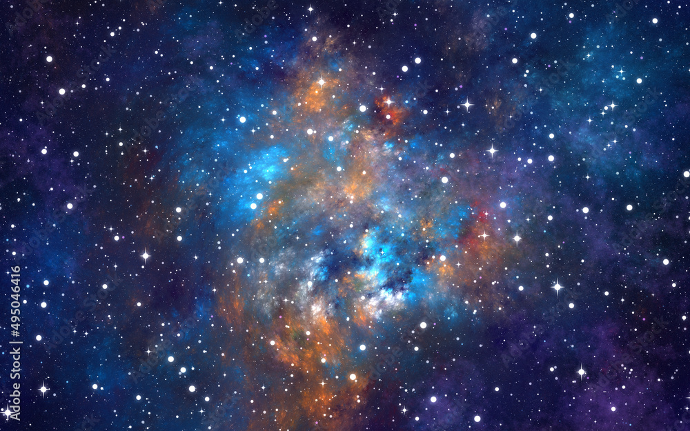 Obraz premium stars and nebula