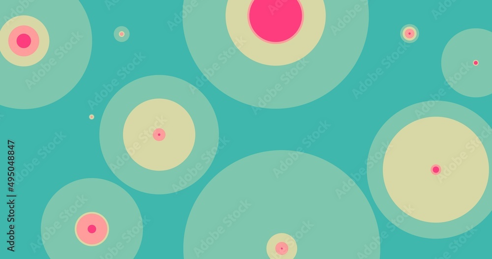 Circles wallpaper background design. The seamless pattern design art