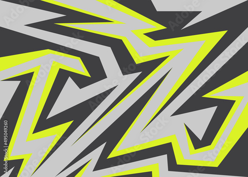 Abstract background with spikes and zigzag line pattern