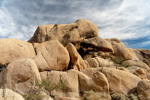  granite boulders in the desert
