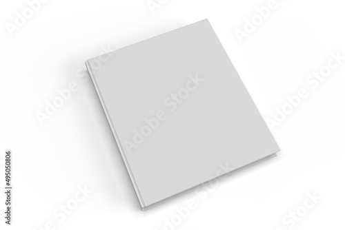 Hard Cover book isolated on white background.