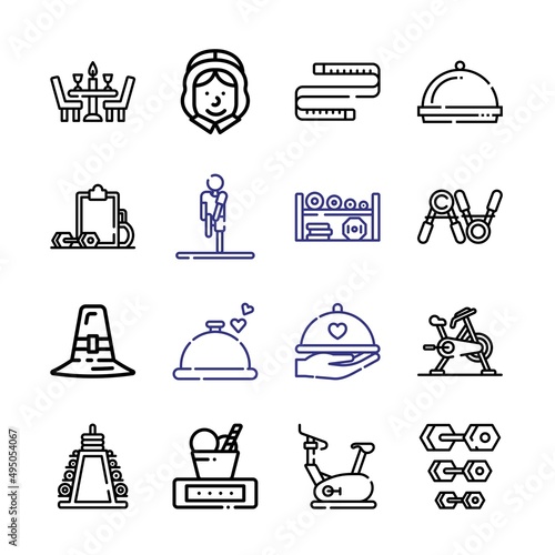 slim Icon Set with line icons. Modern Thin Line Style. Suitable for Web and Mobile Icon. Vector illustration EPS 10.