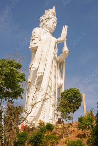 Landscape photo: Buddha statue at Linh An pagoda. Time: March 20, 2022. Location: Lam Dong Province