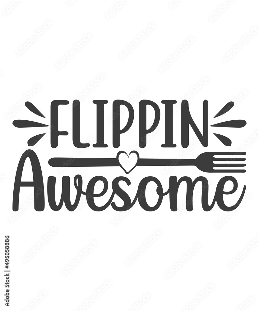 Flippin' awesome quote. Flip vector