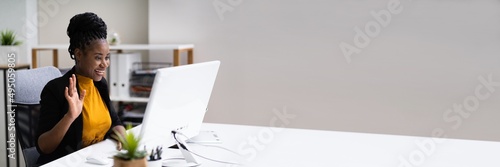 Plakat Elearning Online Videoconference Business Technology