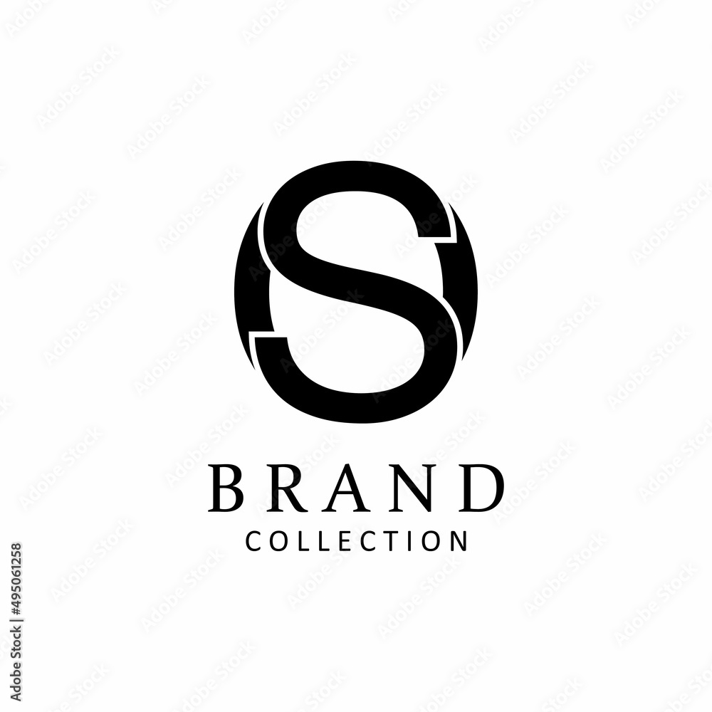 Letter OS vector logo design symbol icon emblem Letter OS vector logo design symbol icon emblem