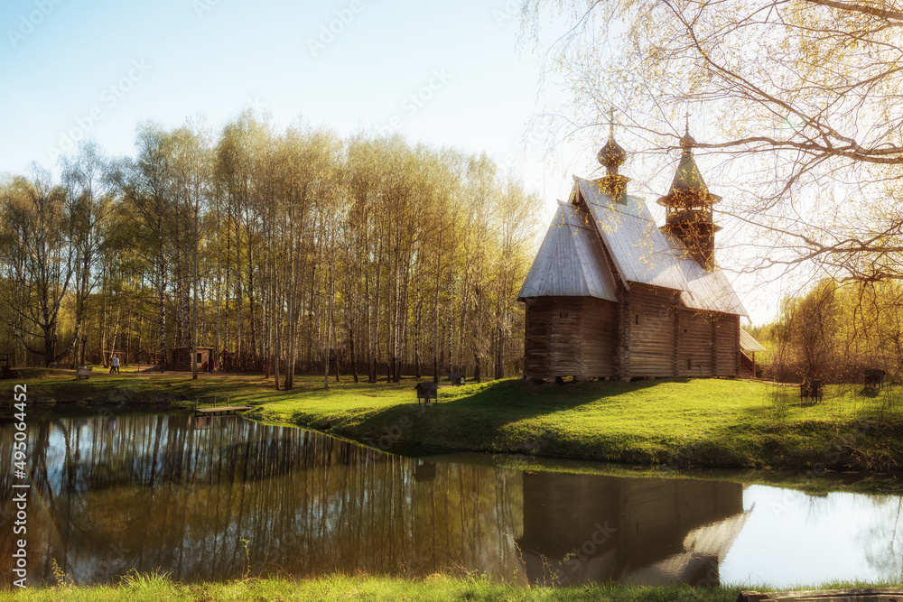 Wooden church in Kostroma
