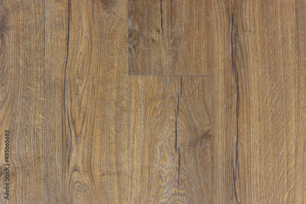 Naklejka premium Laminate on the floor with wooden texture