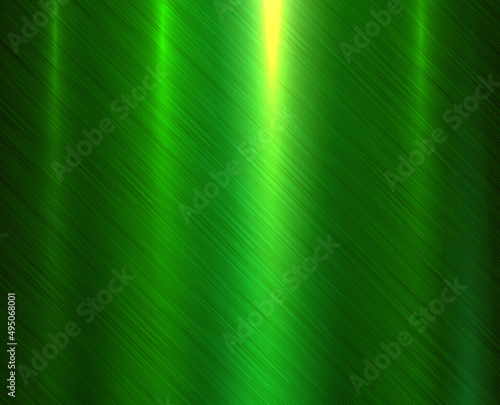 Metal green texture background, brushed metallic texture plate pattern, vector illustration.