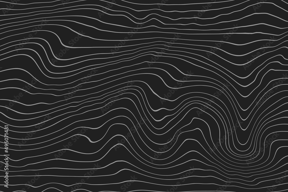 Wood texture imitation, white lines on black background, vector design Wood texture imitation, white lines on black background, vector design