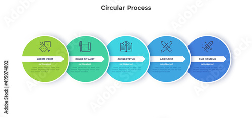 Modern Infographic Vector Template