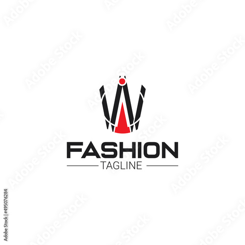 W letter Fashion Logo vector template eps for your company, industry purpose ready to use