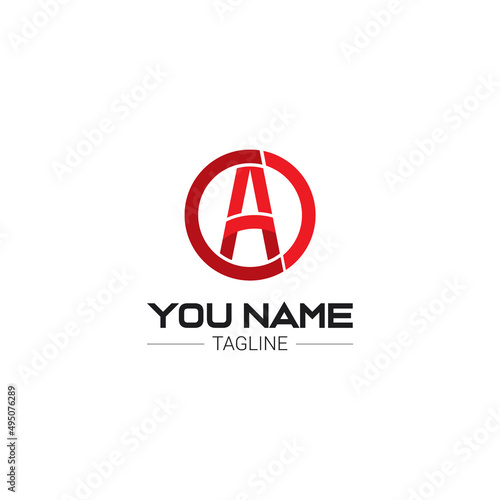  A letter Logo vector template eps for your company, industry purpose ready to use