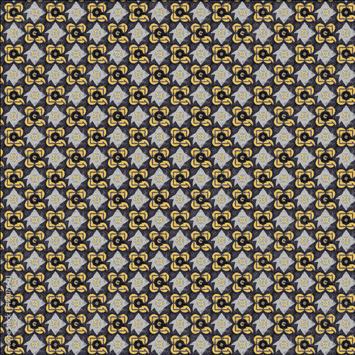 Set of 6 patterns 'captured' from the digital artwork 'Carapace' - these patterns are unique