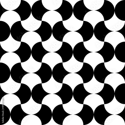 Seamless repeating geometric pattern illustration design