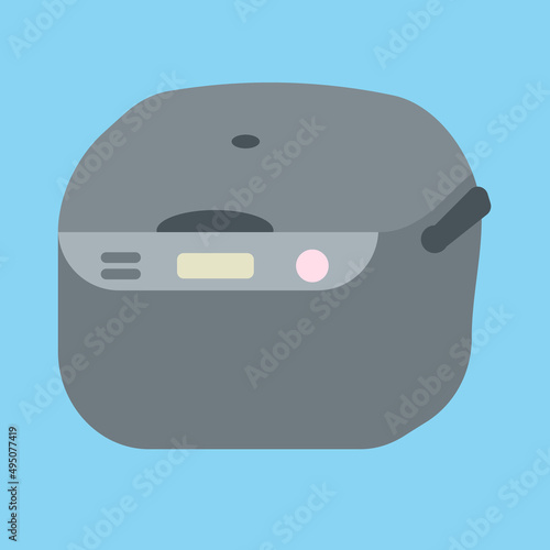 シンプルでかわいい炊飯器のイラスト