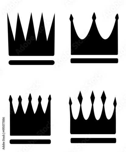 crown icon set