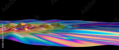 holographic background design Geometric background in Origami style and abstract