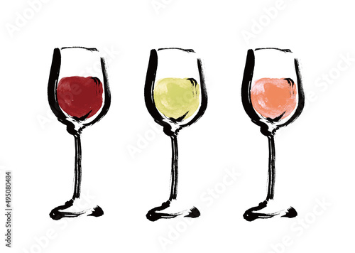 グラスワイン　赤　白　ロゼ