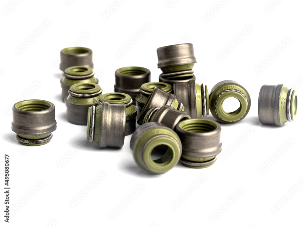Valve Stem Seals for car engine, spare part for engine service and repair Valve Stem Seals for car engine, spare part for engine service and repair