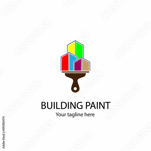 real estate logo pain company home
