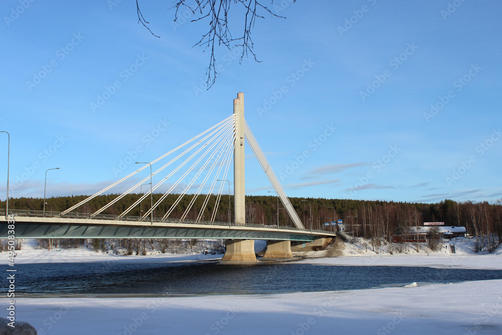Fototapeta premium bridge over the river